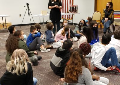 Students get an introduction to life for an enlisted soldier in the Civil War